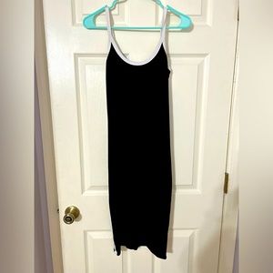 Express Stretchy Black and White stripe Dress